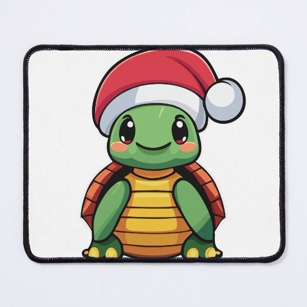 Item preview, Jolly Turtle in Santa Hat designed and sold by okomerkilic.