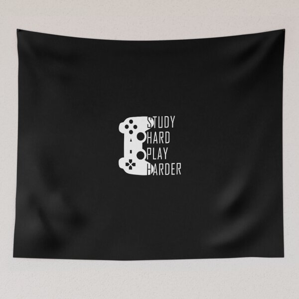 Item preview, Study Hard Play Video Games Harder designed and sold by T-shirt For You.