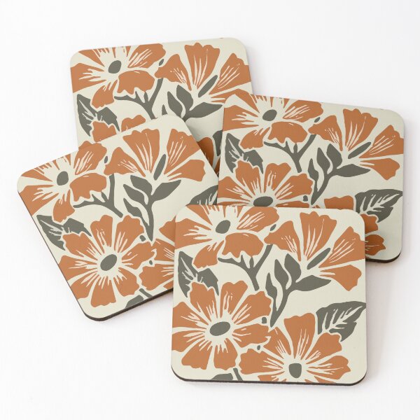 Item preview, Retro Sixties Floral Composition (Bigger single version) designed and sold by SamJanner.