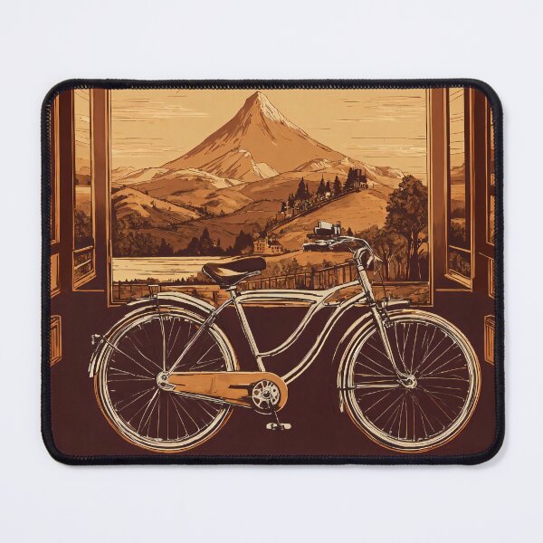 Item preview, "Vintage Poster Bicycle Illustration" designed and sold by Huycao211.