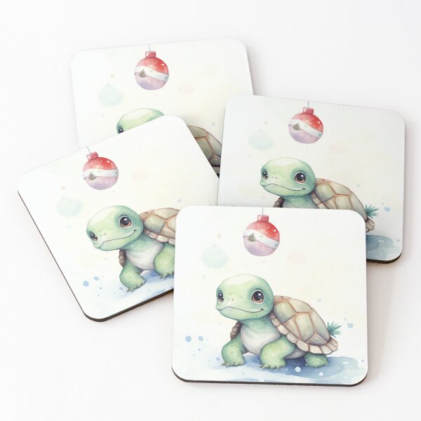 Item preview, Whimsical Holiday Turtle designed and sold by cute-animals99.