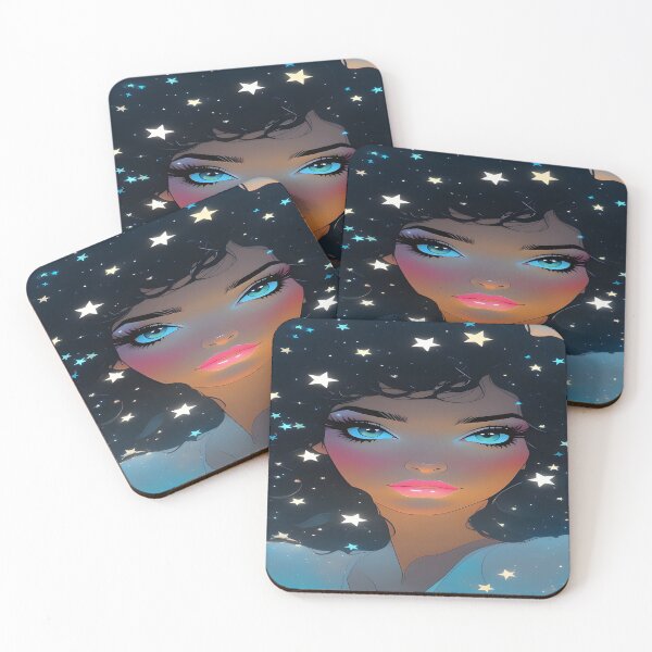 Artikelvorschau, Starry Dreams: A Girl Illuminated by Bokeh Magic entworfen und verkauft von Harlechryzz.