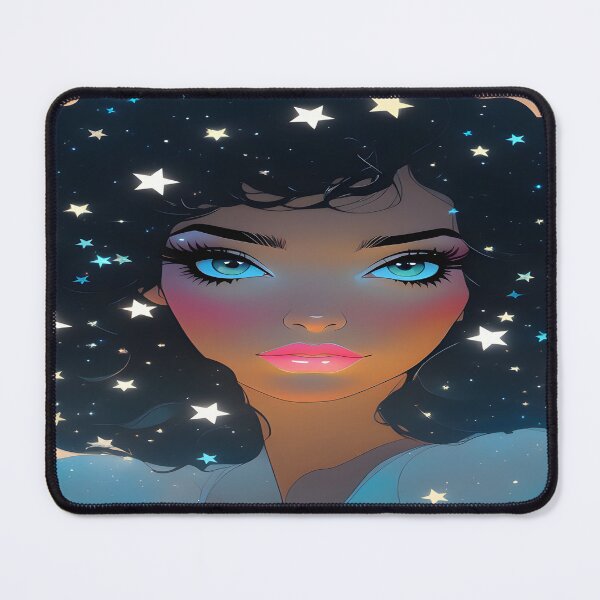 Item preview, Starry Dreams: A Girl Illuminated by Bokeh Magic designed and sold by Harlechryzz.