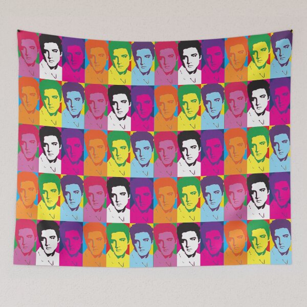 Item preview, Elvis Pop Art Illustration designed and sold by Vector-Market.