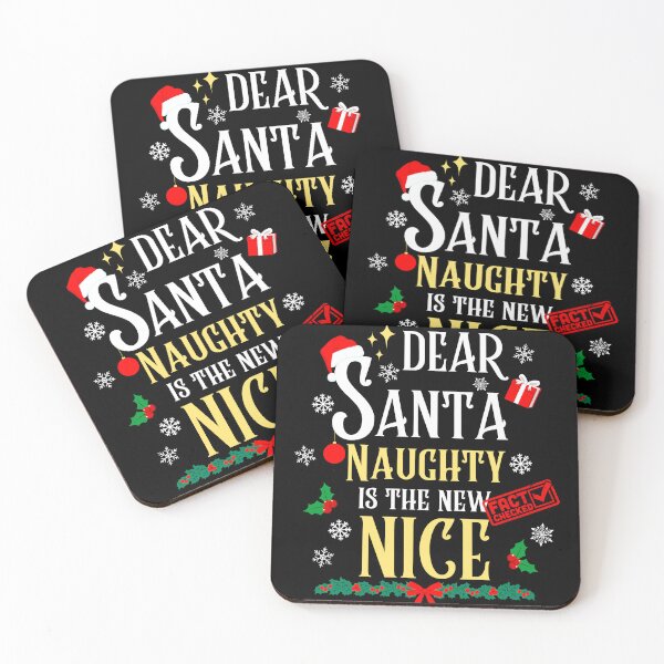 Item preview, Dear santa naughty is the new nice fact checked funny christmas 2024  designed and sold by Lady-Frost.