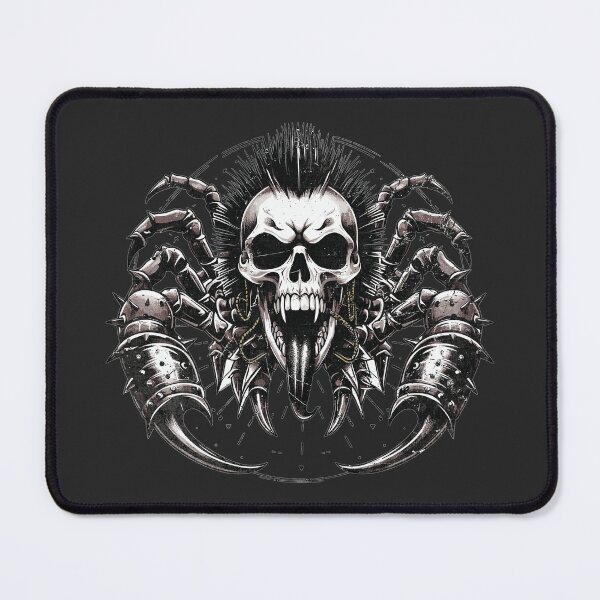 Item preview, Scorpio Zodiac Skull (Punk Rock Style) designed and sold by Numero14.
