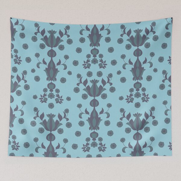 Item preview,  flowers and geometry light blue version designed and sold by GENEST-V.