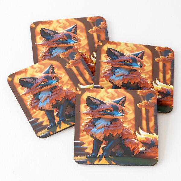 Item preview, Eternal Ember Spirit: The Fox of Elemental Fire designed and sold by Harlechryzz.