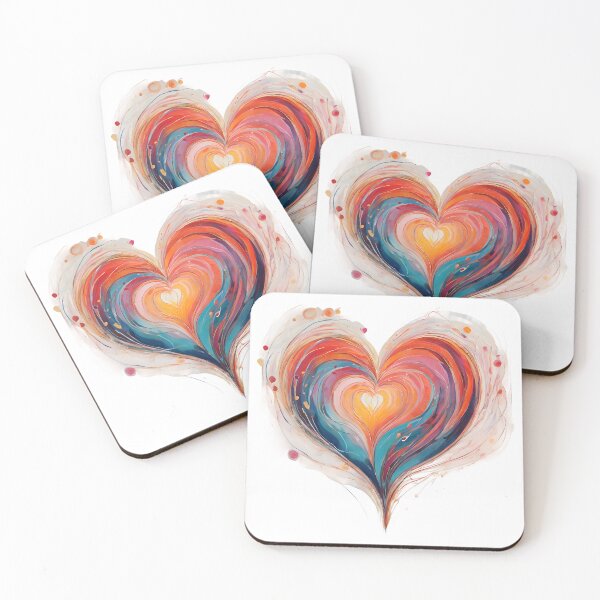 Item preview, Colorful Heart & Colorful Love. designed and sold by Just You Tee | Say It Loud, Wear It Proud.