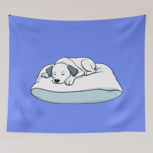 Item preview, Sleeping Dog on Giant Pillow designed and sold by Bilisik.