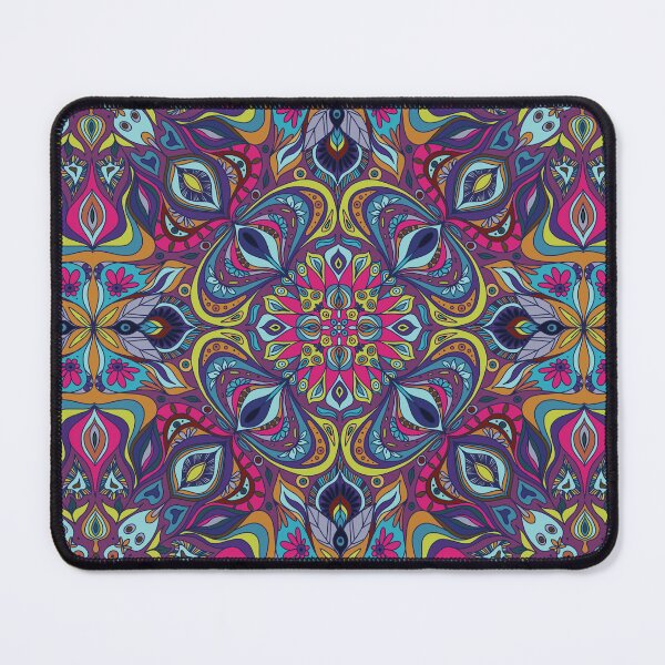 Item preview, Fluo-rish - mandala designed and sold by AliceWonderdraw.