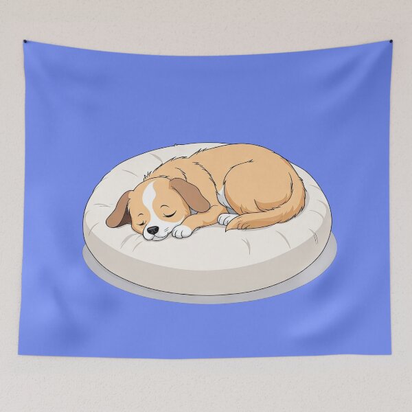 Item preview, Sleeping Dog on Giant Pillow designed and sold by Bilisik.