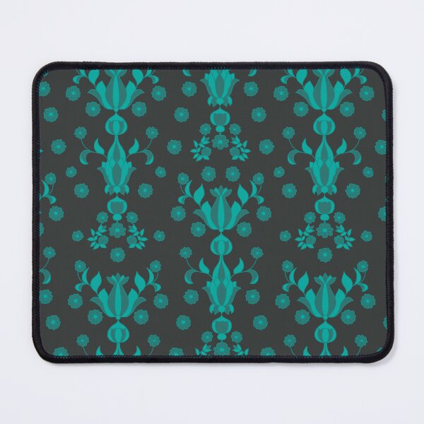 Item preview, flowers and geometry green and black version designed and sold by GENEST-V.