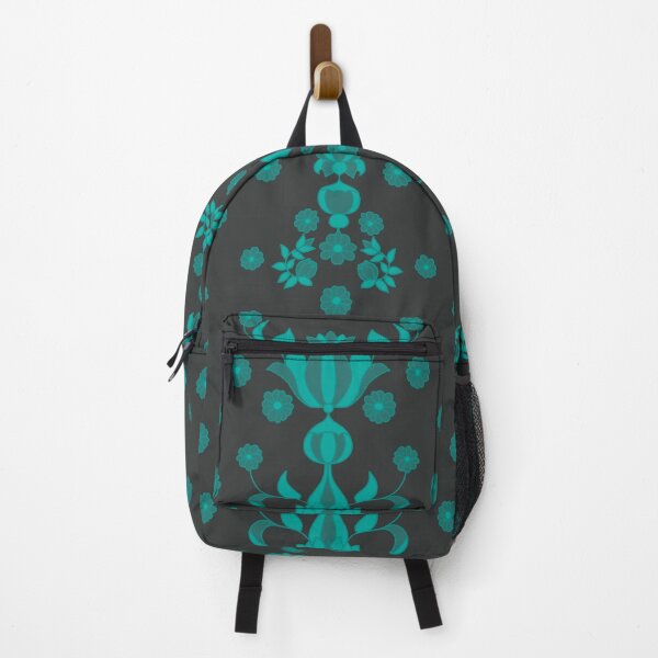 Item preview, flowers and geometry green and black version designed and sold by GENEST-V.