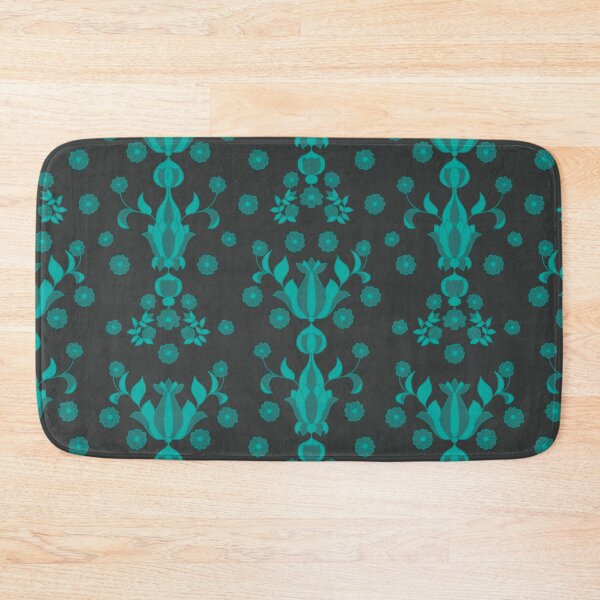 Item preview, flowers and geometry green and black version designed and sold by GENEST-V.