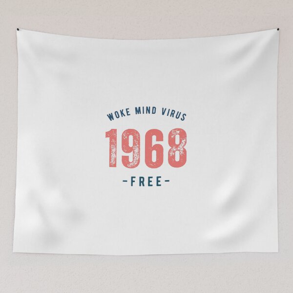 Item preview, 1968 Woke Mind Virus Free designed and sold by lachataigne.