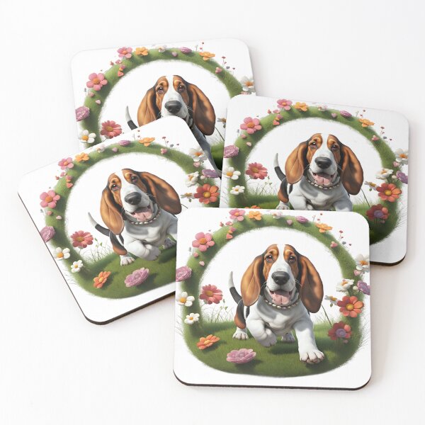 Item preview, Cute playful Basset hound designed and sold by Kaleddis.