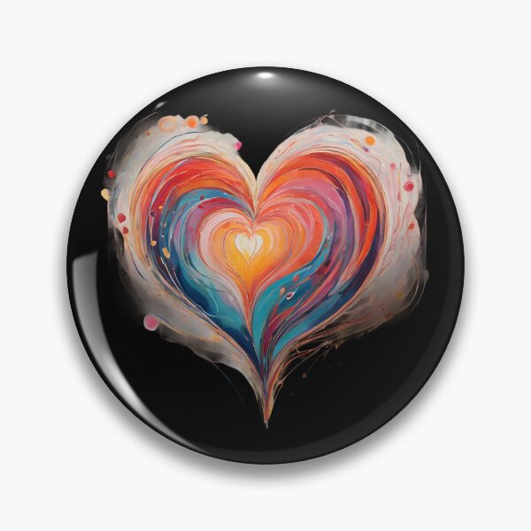 Item preview, Colorful Heart & Colorful Love. designed and sold by Just You Tee | Say It Loud, Wear It Proud.