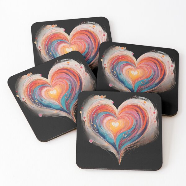 Item preview, Colorful Heart & Colorful Love. designed and sold by Just You Tee | Say It Loud, Wear It Proud.