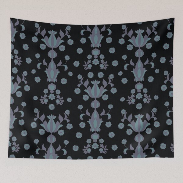Item preview, Flowers and geometry purple and black version designed and sold by GENEST-V.