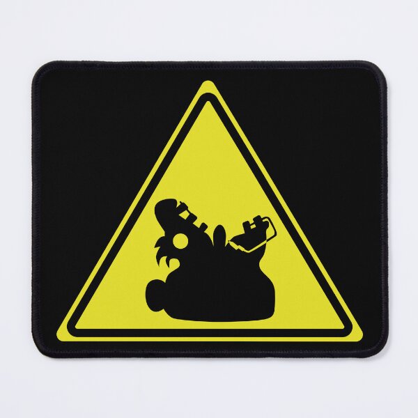 Item preview, Megalodontia Warning Sign designed and sold by galaxydaydreams.