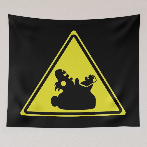 Item preview, Megalodontia Warning Sign designed and sold by galaxydaydreams.