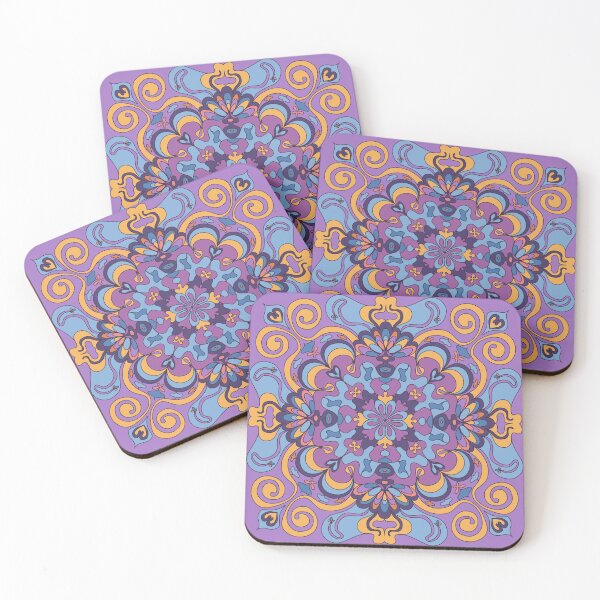 Item preview, Echoing waves - mandala designed and sold by AliceWonderdraw.