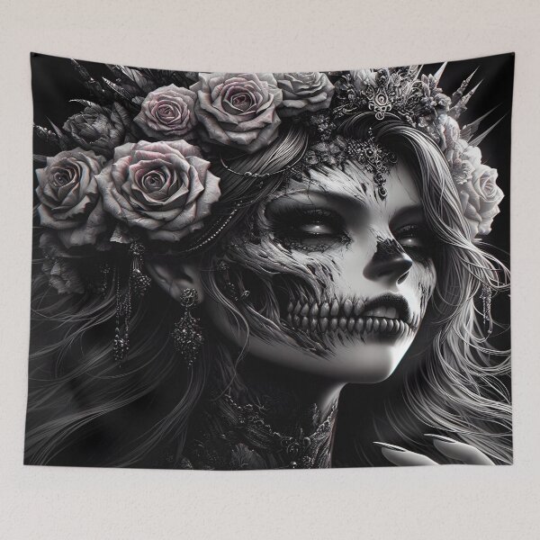 Item preview, Ephemeral Elegance: Woman with Roses designed and sold by Harlechryzz.