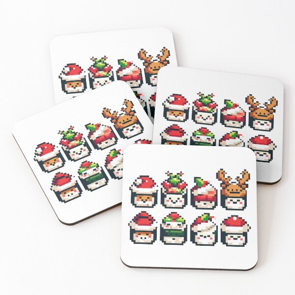 Item preview, 8-Bit Christmas Sushi Adventure designed and sold by PixelPunkster.