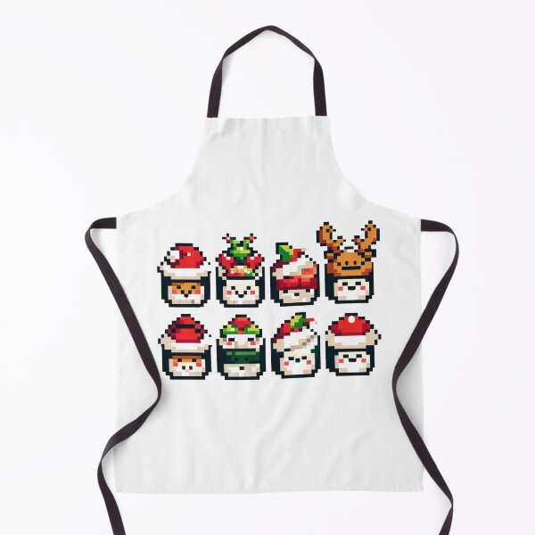 Item preview, 8-Bit Christmas Sushi Adventure designed and sold by PixelPunkster.