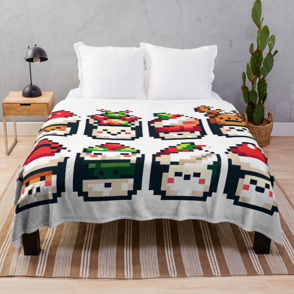 Item preview, 8-Bit Christmas Sushi Adventure designed and sold by PixelPunkster.