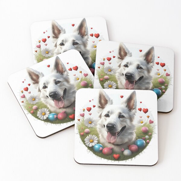 Item preview, Cute playful Swiss white shepherd designed and sold by Kaleddis.