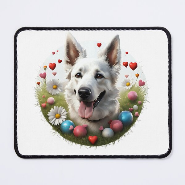 Item preview, Cute playful Swiss white shepherd designed and sold by Kaleddis.