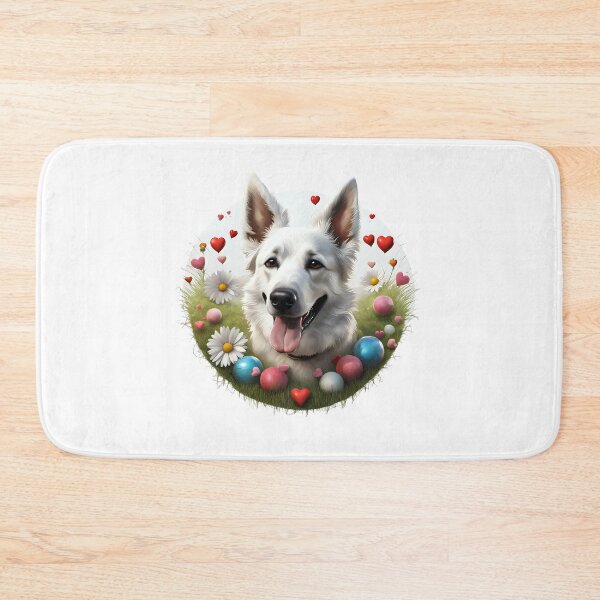 Item preview, Cute playful Swiss white shepherd designed and sold by Kaleddis.