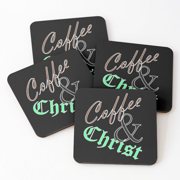 Item preview, Faith, hope, love, Coffee and Christ 2 aqua designed and sold by Hypnotees.