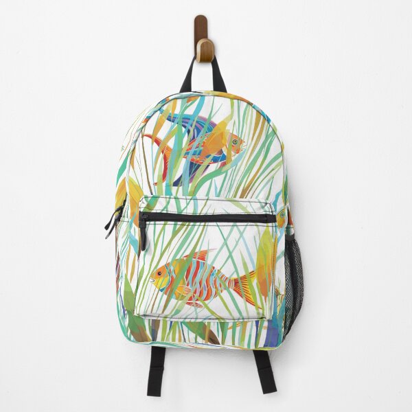 Item preview, Seaweed_01-4Fish, Caribbean Coral Serenity: A Colorful Underwater Haven of Tropical Sea Life designed and sold by MosquitoDesign1.