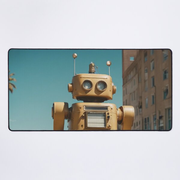 Artikelvorschau, Der goldene Roboter in Los Angeles entworfen und verkauft von ADP76.