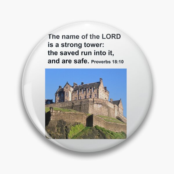 Item preview, The Name of the Lord in a Strong Tower designed and sold by JanderraDesigns.