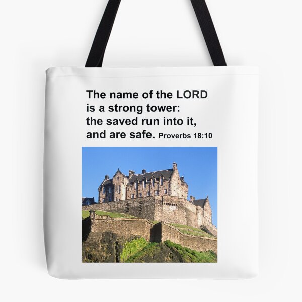 Item preview, The Name of the Lord in a Strong Tower designed and sold by JanderraDesigns.