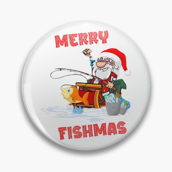 Item preview, merry fishmas fisherman for fishing lovers  designed and sold by dimaxstore.
