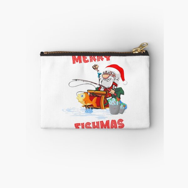 Item preview, merry fishmas fisherman for fishing lovers  designed and sold by dimaxstore.