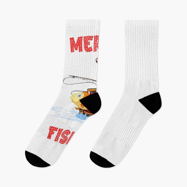 Item preview, merry fishmas fisherman for fishing lovers  designed and sold by dimaxstore.