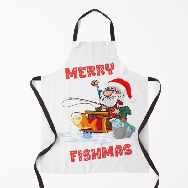 Item preview, merry fishmas fisherman for fishing lovers designed and sold by dimaxstore.
