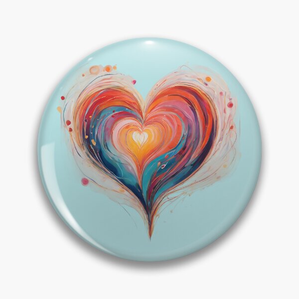 Item preview, Colorful Heart & Colorful Love. designed and sold by Just You Tee | Say It Loud, Wear It Proud.