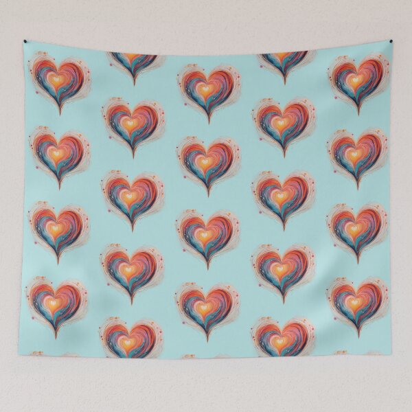 Item preview, Colorful Heart & Colorful Love. designed and sold by Just You Tee | Say It Loud, Wear It Proud.