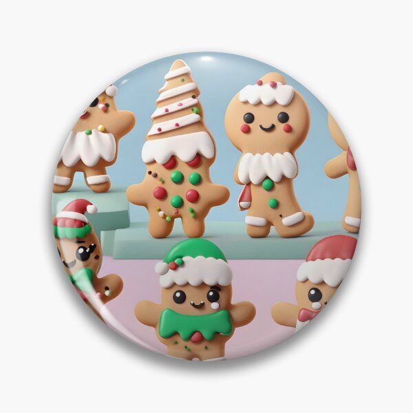 Item preview, Christmas Cookie Cuties:Characters shaped like Christmas cookies with icing and sprinkles. designed and sold by CristyAV.