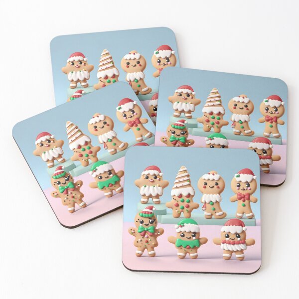 Item preview, Christmas Cookie Cuties:Characters shaped like Christmas cookies with icing and sprinkles. designed and sold by CristyAV.