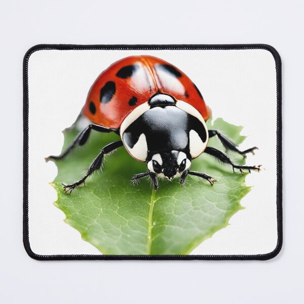 Item preview, Ladybug on a leaf designed and sold by StyleSketch.