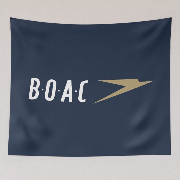 Artikelvorschau, B.O.A.C 1950er Vintage-Fluggesellschaft entworfen und verkauft von Speedbirddesign.
