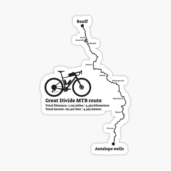 Item preview, Great Divide MTB route designed and sold by mejohnny.
